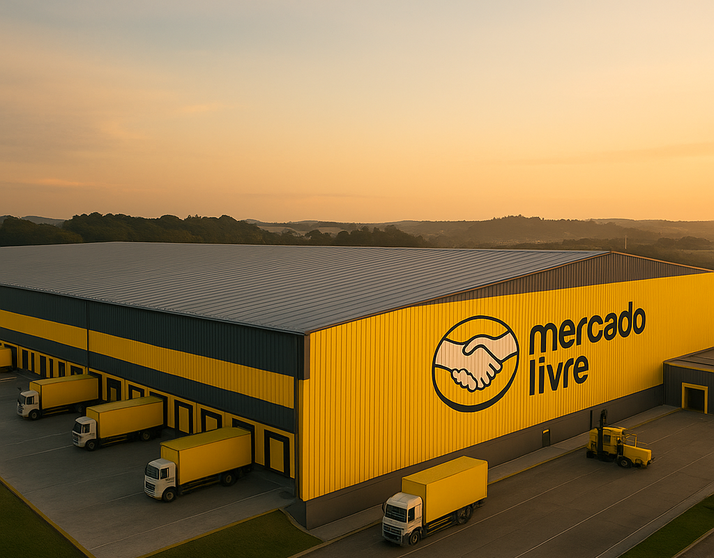 Centro de distribuição do Mercado Livre em São Bernardo do Campo